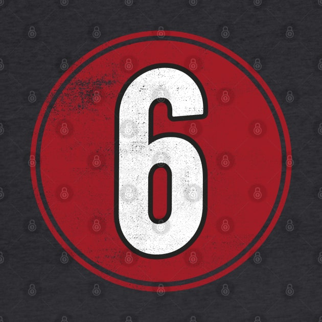 Number Six 6 by cowyark rubbark